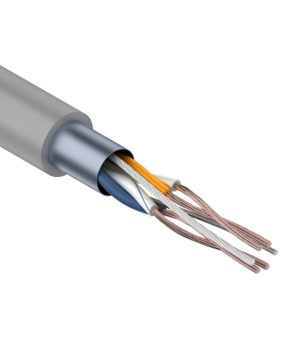 F/UTP, CAT 5e, PVC, 2PR, 24AWG, INDOOR, STRANDED, серый, 305м, REXANT (01-0125). Кабель «витая пара» (LAN) для структурированных систем связи. Rexant в Копейске