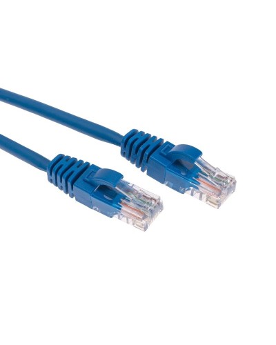 Патч-корд U/UTP, CAT 5e, RJ45-RJ45, 26AWG, LSZH, синий, 0,3м  REXANT (02-0104-03). Патч-корд UTP. Rexant в Копейске