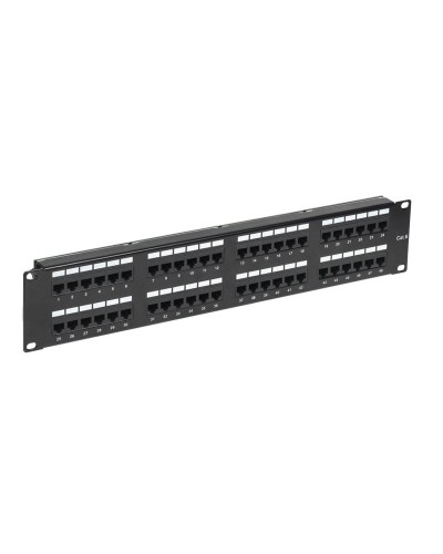 Панель коммутационная с кабельными органайзерами 19", 2U, 48 портов, RJ-45, CAT 6, UTP REXANT PRO (02-0232): Патч-панель 19" в Копейске