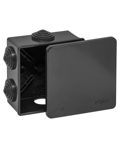 Коробка TYCO ОП 85х85х40мм УХЛ1 IP54 черный (67040Ч). Коробка распределительная. RuVinil в Копейске