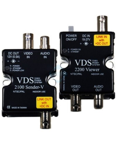 VDS 2100/2200. Удлинитель видео-, аудиосигнала, напряжения питания по коаксиальному кабелю. SC&T в Копейске