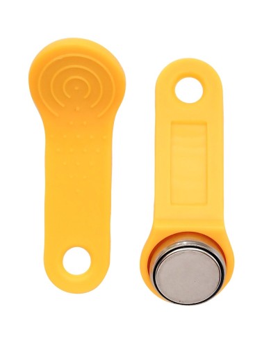 RW 1990 SLINEX (желтый). Ключ электронный Touch Memory с держателем. SLINEX в Копейске