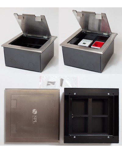 Люк на 4 поста (45х45), из нержавеющей стали, с коробкой, IP40 (300014). Люк. SPL в Копейске