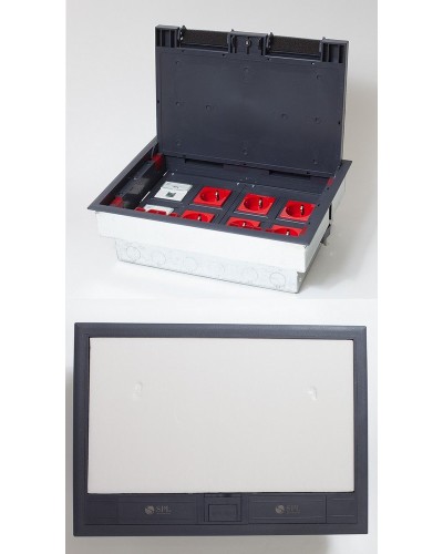 Люк на 8 постов (45х45), металл/пластик, с металлической коробкой, IP40 (300009). Люк. SPL в Копейске