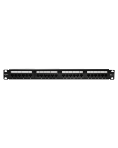Патч-панель 19", 24хRJ-45, UTP, Cat.5e, 1U (10-0403): Патч-панель 19'' в Копейске