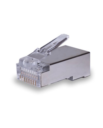 Коннекторы 8P8C FTP Cat.5e (RJ-45) 2pb (100шт) (10-0234). Разъем RJ-45. SUPRLAN в Копейске