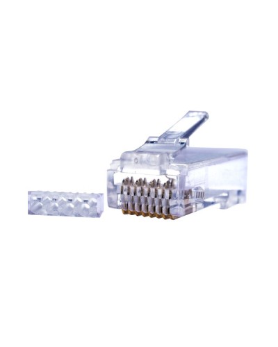 Коннекторы 8P8C UTP Cat.6 3U (RJ-45) (100шт) (10-0206). Разъем RJ-45. SUPRLAN в Копейске