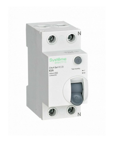 City9 Set 63А 2P 300мА AC 230В (C9R66263). Выключатель дифференциального тока. Systeme Electric в Копейске