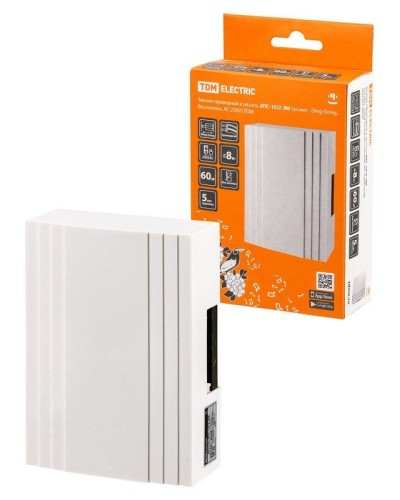 ЗПС-10/2-ЭМ, эл.мех - Ding-Dong, без кнопки, AC 230V (SQ1901-0046). Звонок проводной. TDM ЕLECTRIC в Копейске
