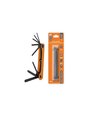 Набор ключей TORX раскладной 8шт.: T9-T40, углеродистая сталь Гранит TDM (SQ1020-0211). Набор ключей. TDM ЕLECTRIC в Копейске