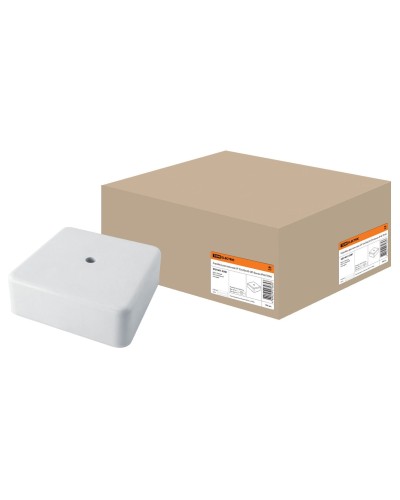 Коробка КР 50х50х20 ОП белая, IP40 (SQ1401-0201). Распаячная коробка. TDM ЕLECTRIC в Копейске