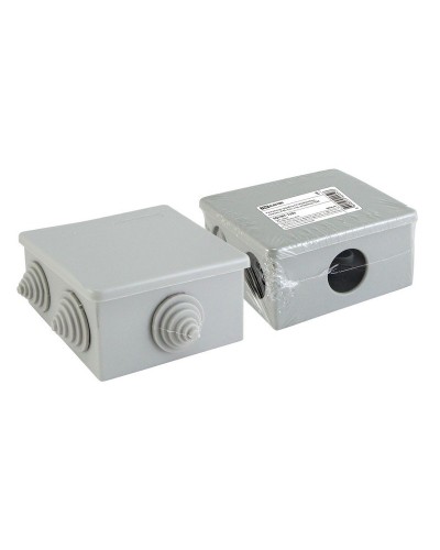 Распаячная коробка ОП 80х80х40мм, крышка, IP44, 6 вх. TDM (SQ1401-1235). Распаячная коробка ОП. TDM ЕLECTRIC в Копейске