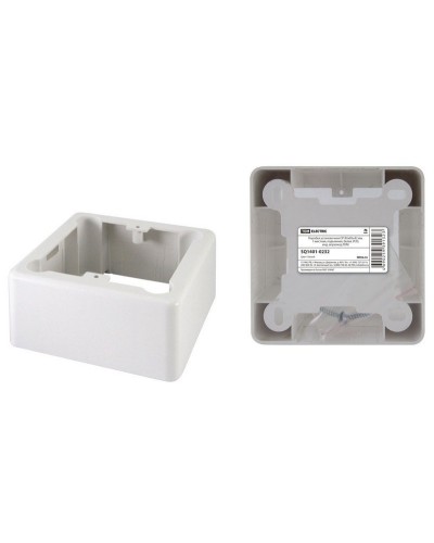 Коробка установочная ОП 85х85х42мм, 1-местная, подъемная, белая, IP20 TDM (SQ1401-0232). Коробка установочная ОП. TDM ЕLECTRIC в Копейске