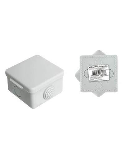 Коробка ОП 65х65х50мм, крышка,  IP54, 4вх. (SQ1401-0111). Распаячная коробка. TDM ЕLECTRIC в Копейске