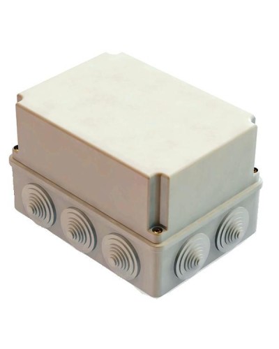 Коробка ОП 190х140х120мм, крышка, IP44, 10 гермовводов (SQ1401-1245). Распаячная коробка. TDM ЕLECTRIC в Копейске