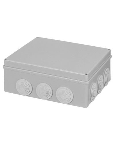 Распаячная коробка ОП 240х190х90мм, крышка, IP55, 12 гермовводов TDM (SQ1401-1143). Распаячная коробка ОП. TDM ЕLECTRIC в Копейске