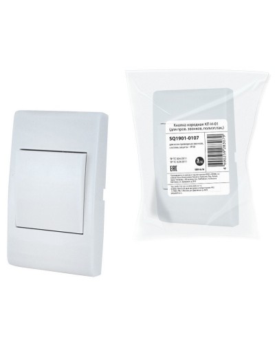 КП-Н-01 (SQ1901-0107). Кнопка для проводных звонков. TDM ЕLECTRIC в Копейске