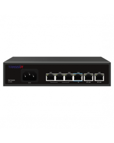 TR-NS1206-65-4PoE. Коммутатор с PoE. Trassir в Копейске