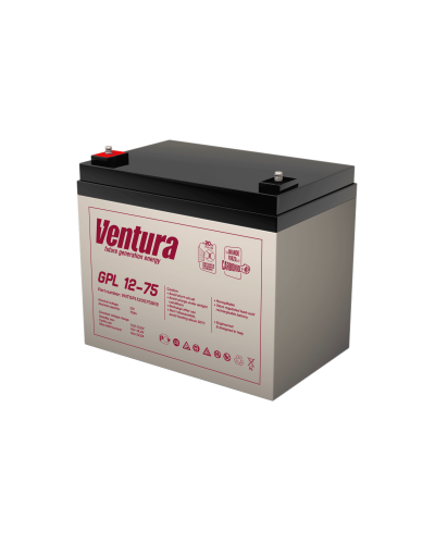 Ventura GPL 12-75. Аккумулятор герметичный свинцово-кислотный. Ventura в Копейске