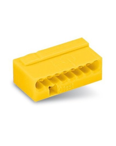 WAGO 243-508 Клемма MICRO 8-проводная желтая. Клемма для распределительных коробок. WAGO в Копейске