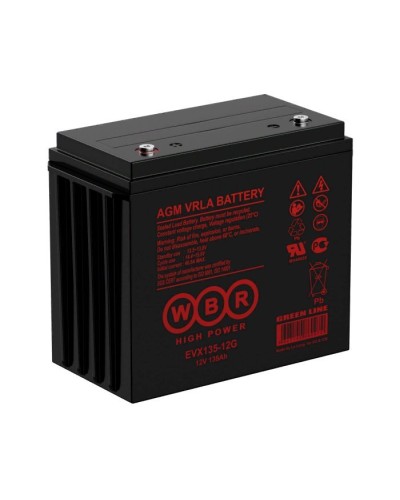 WBR EVX135-12G. Аккумулятор герметичный свинцово-кислотный. WBR в Копейске