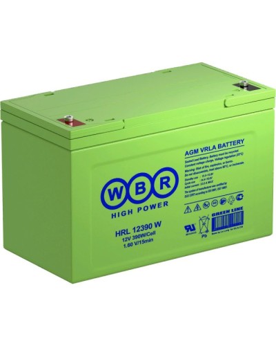 WBR HRL12390W. Аккумулятор герметичный свинцово-кислотный. WBR в Копейске