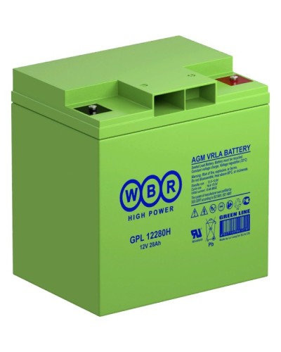 WBR GPL12280H. Аккумулятор герметичный свинцово-кислотный. WBR в Копейске