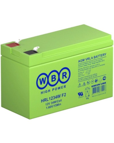 WBR HRL1234W F2. Аккумулятор герметичный свинцово-кислотный. WBR в Копейске