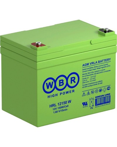 WBR HRL12150W. Аккумулятор герметичный свинцово-кислотный. WBR в Копейске