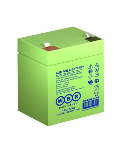 WBR HRL1225W. Аккумулятор герметичный свинцово-кислотный. WBR в Копейске