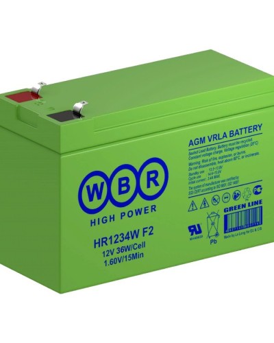 WBR HR1234W F2. Аккумулятор герметичный свинцово-кислотный. WBR в Копейске