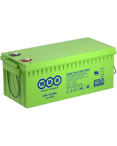 WBR GPL122000. Аккумулятор герметичный свинцово-кислотный. WBR в Копейске