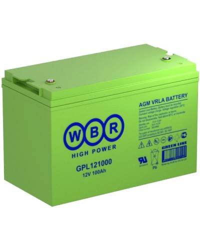 WBR GPL121000A. Аккумулятор герметичный свинцово-кислотный. WBR в Копейске
