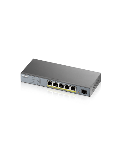 GS1350-6HP-EU0101F. L2 коммутатор PoE+ для IP-видеокамер. ZYXEL в Копейске