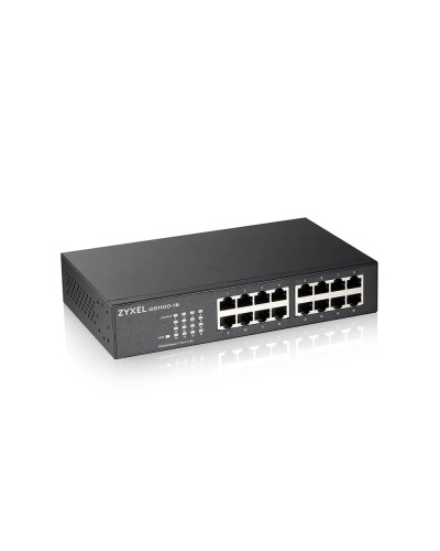 GS1100-16-EU0103F. Коммутатор 16xGE, rack 19, бесшумный. ZYXEL в Копейске