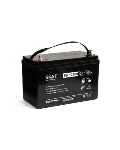 SKAT SB 12100 (2542). Аккумулятор герметичный свинцово-кислотный. Бастион в Копейске