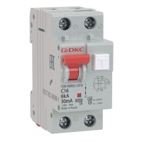 АВДТ YON MDR63 C40 2P 10mA (MDR63-21C40-A). Автоматический выключатель дифференциального тока. ДКС