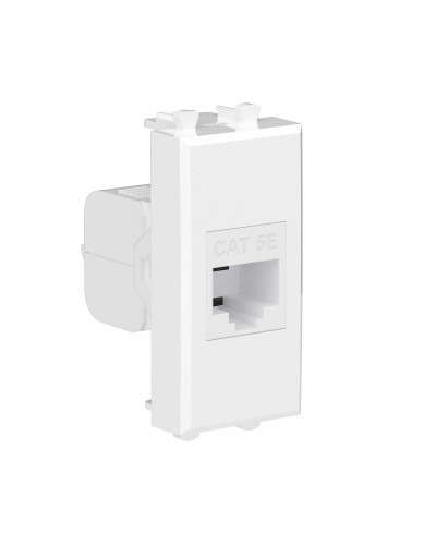 Розетка RJ-45 Avanti 1 модуль белое облако (4400661): Розетка компьютерная, без шторки модульная, кат.5е в Копейске