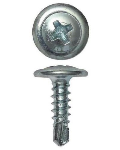 Саморез с пресс-шайбой 4.2х25 со сверлом (200 шт) (CM274025). Саморез с пресс-шайбой. ДКС в Копейске
