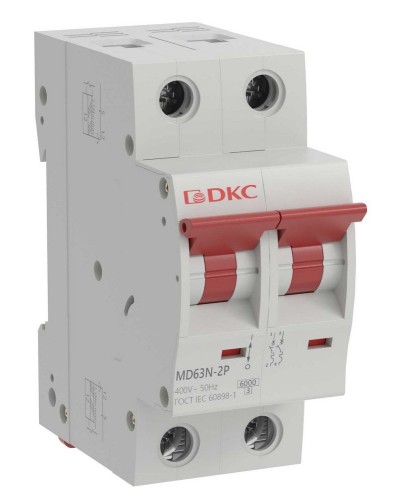YON max MD63N 2P 20А 6кА C (MD63N-2PC20). Автоматический выключатель. ДКС в Копейске