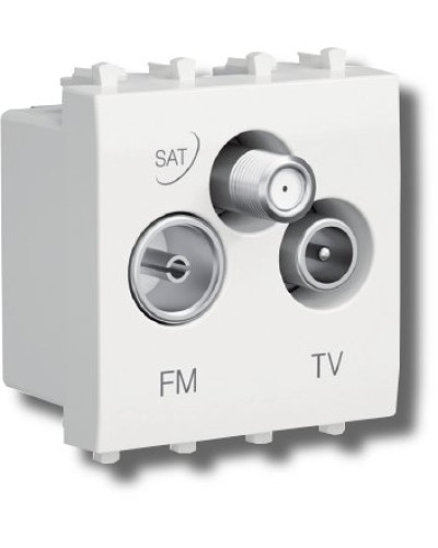 Розетка TV-FM-SAT Avanti 1 модуль белое облако (4400532): Розетка TV-FM-SAT в Копейске