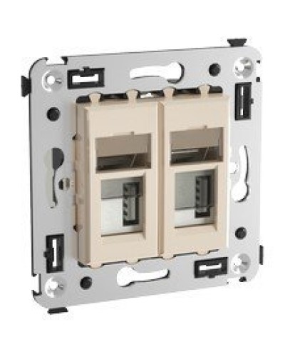 Розетка USB в стену Avanti ванильная дымка (4405543). Розетка USB. ДКС в Копейске