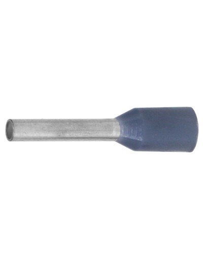 Наконечник-гильза НШВИ 0.75-12, серый (100 шт) (IF0.75-12GR). Наконечник-гильза с изолированным фланцем. ДКС в Копейске
