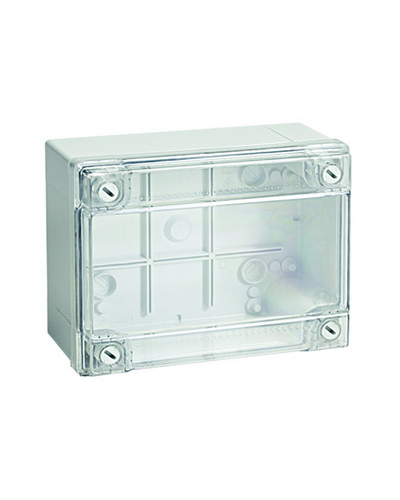 Коробка ответвительная с гладкими стенками, IP56, 380х300х120 (54420). Коробка ответвительная с гладкими стенками и прозрачной крышкой. ДКС в Копейске