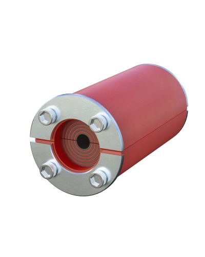 Проходка круглая, нержавеющая, D300х70 мм для кабелей D140-240 мм (DXF311B): Проходка круглая, нержавеющая в Копейске