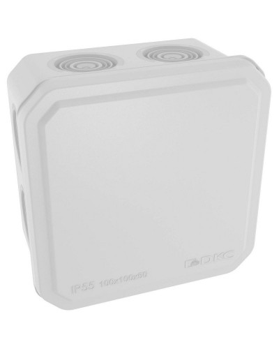 Коробка ответвительная с кабельными вводами IP55, 100х100х50 (53800). Коробка ответвительная. ДКС в Копейске