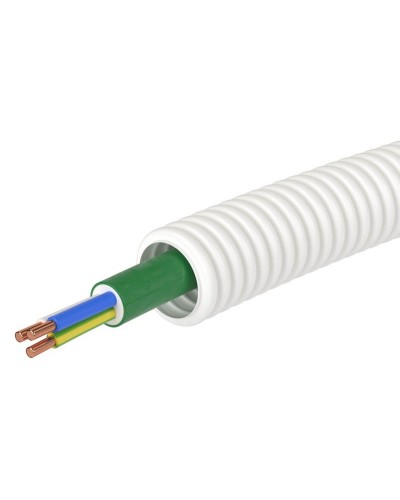 Труба ПЛЛ D20 + ППГнг(А)-HF 3х1,5 (ГОСТ+) (8L82050HF). Гофрошланг с кабелем. ДКС в Копейске
