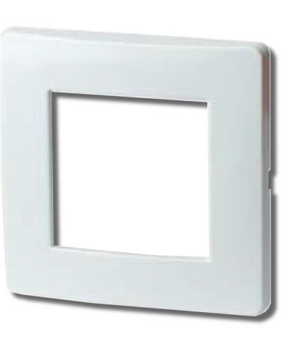 Рамка на 2 модуля (одноместная), белая (75010W): Рамка одноместная, Brava в Копейске