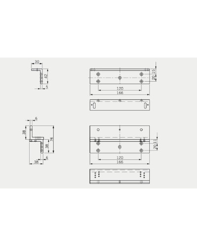 L+Z кронштейн для EMC 1200 ALH. L+Z кронштейн для EMC 1200 ALH. dormakaba в Копейске
