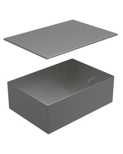 Коробка металлическая с крышкой для заливки в пол BOX/6-8 (70161): Коробка металлическая с крышкой для заливки в пол 249,6х167,6х75мм, для люков 70062, 70082 в Копейске